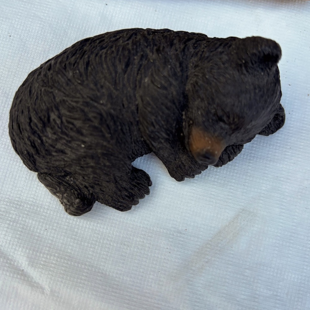 Black Bear Cub Figurine